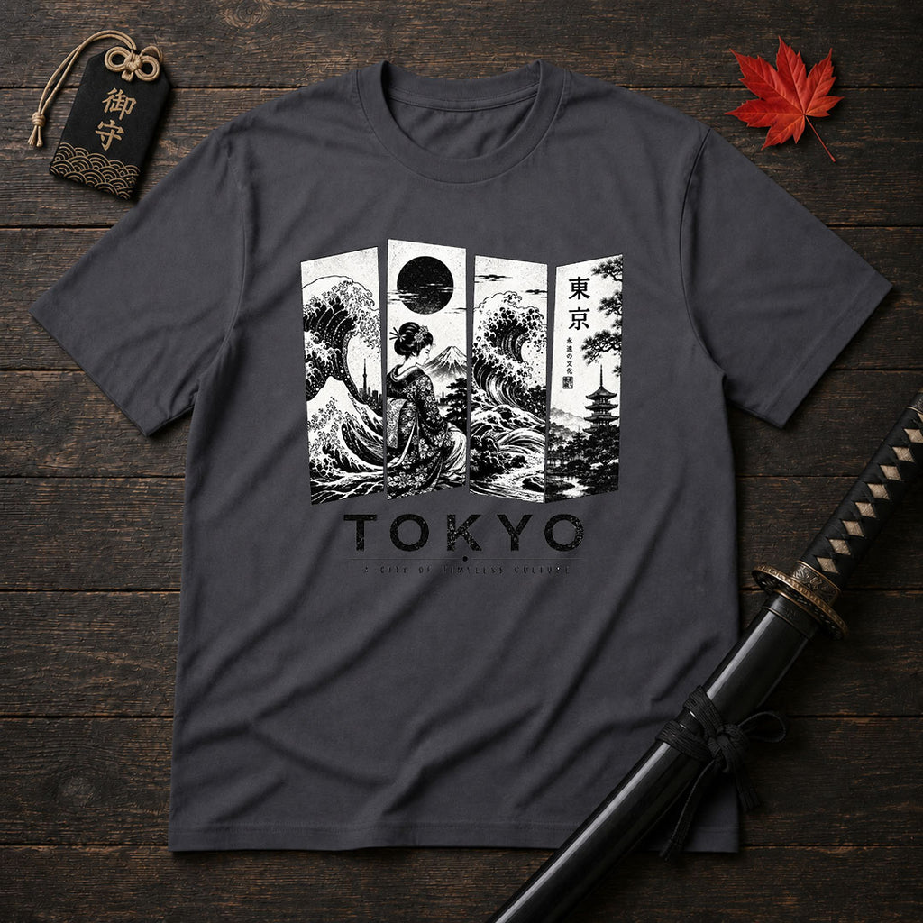 Tokyo Panels Samurai T-Shirt