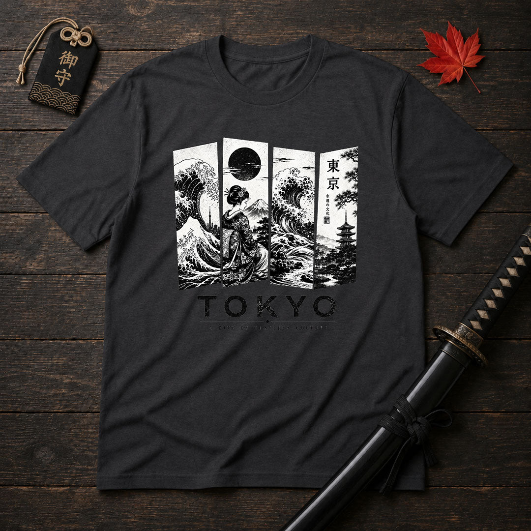 Tokyo Panels Samurai T-Shirt