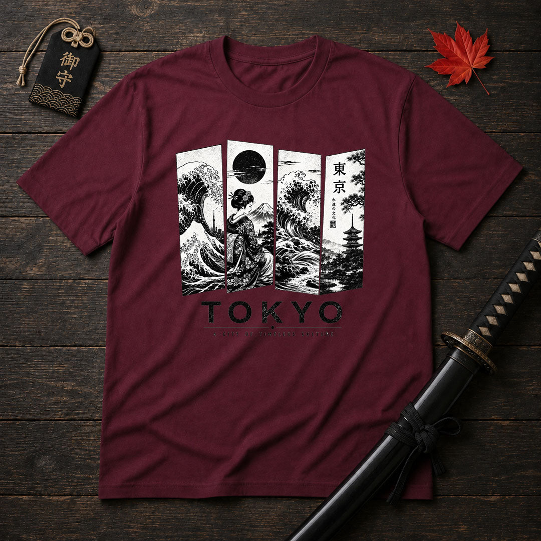 Tokyo Panels Samurai T-Shirt