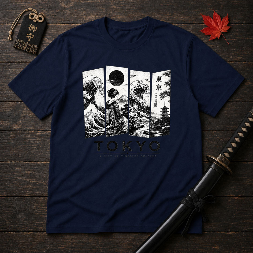 Tokyo Panels Samurai T-Shirt