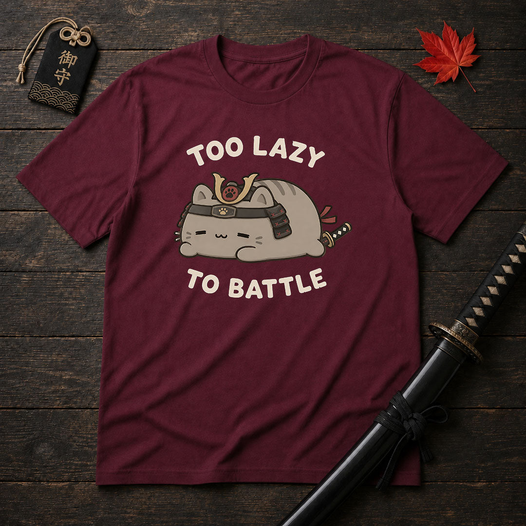 Too Lazy To Battle T-Shirt
