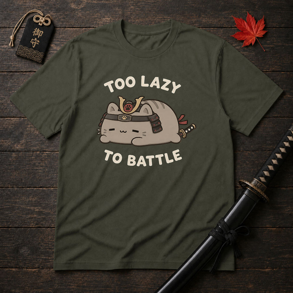 Too Lazy To Battle T-Shirt