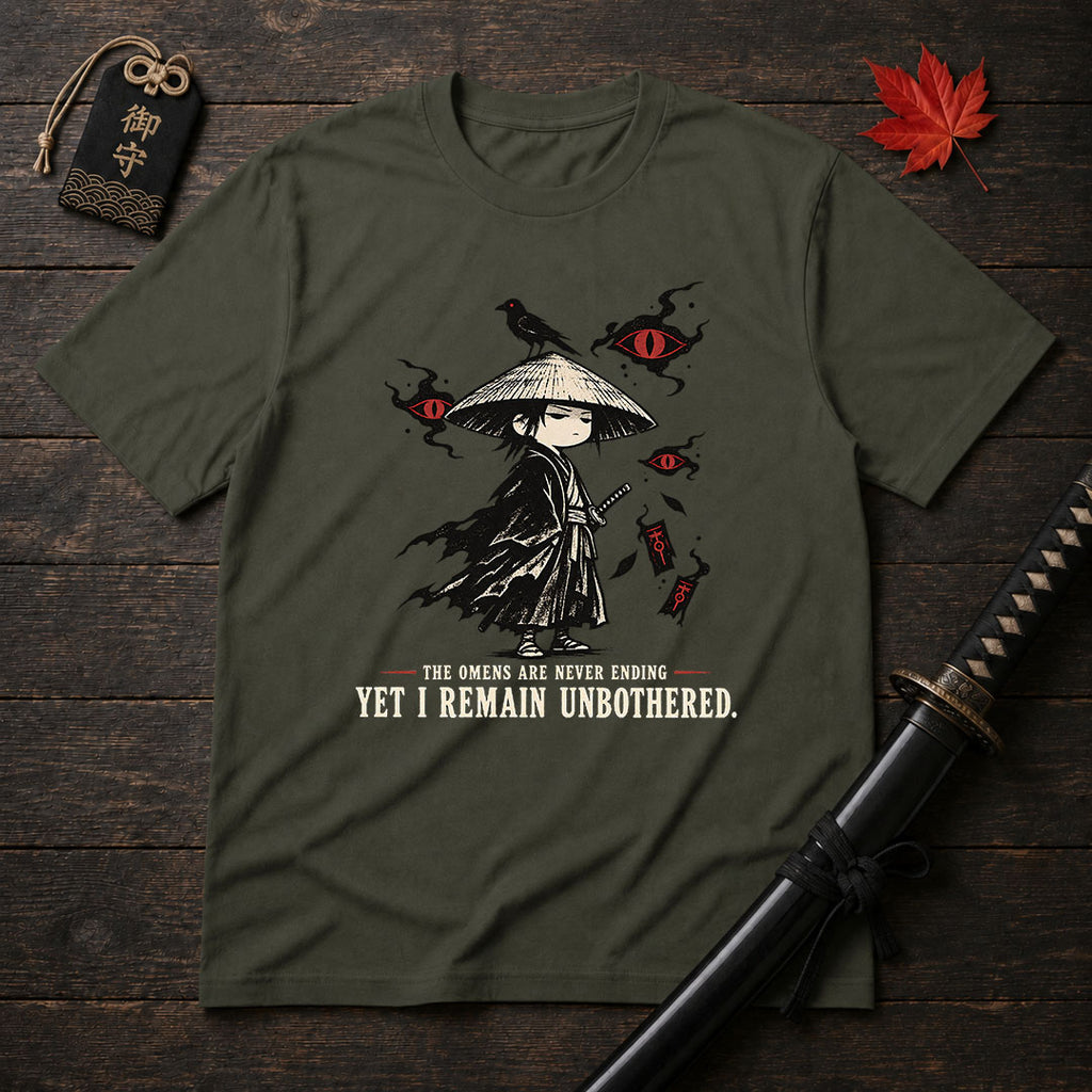 Unbothered Samurai Kid T-Shirt