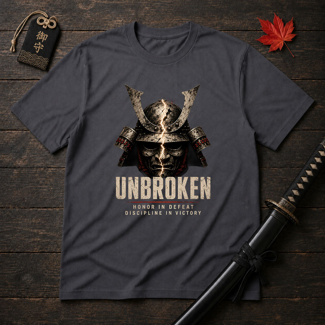 Unbroken Samurai Helmet T-Shirt