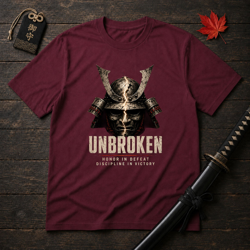 Unbroken Samurai Helmet T-Shirt