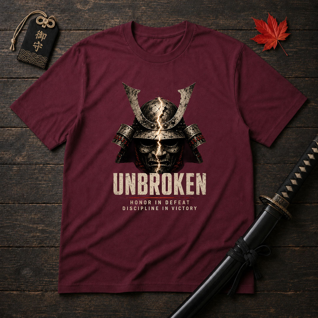 Unbroken Samurai Helmet T-Shirt