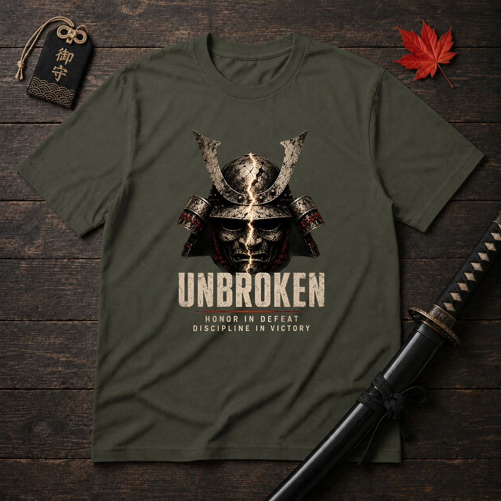 Unbroken Samurai Helmet T-Shirt