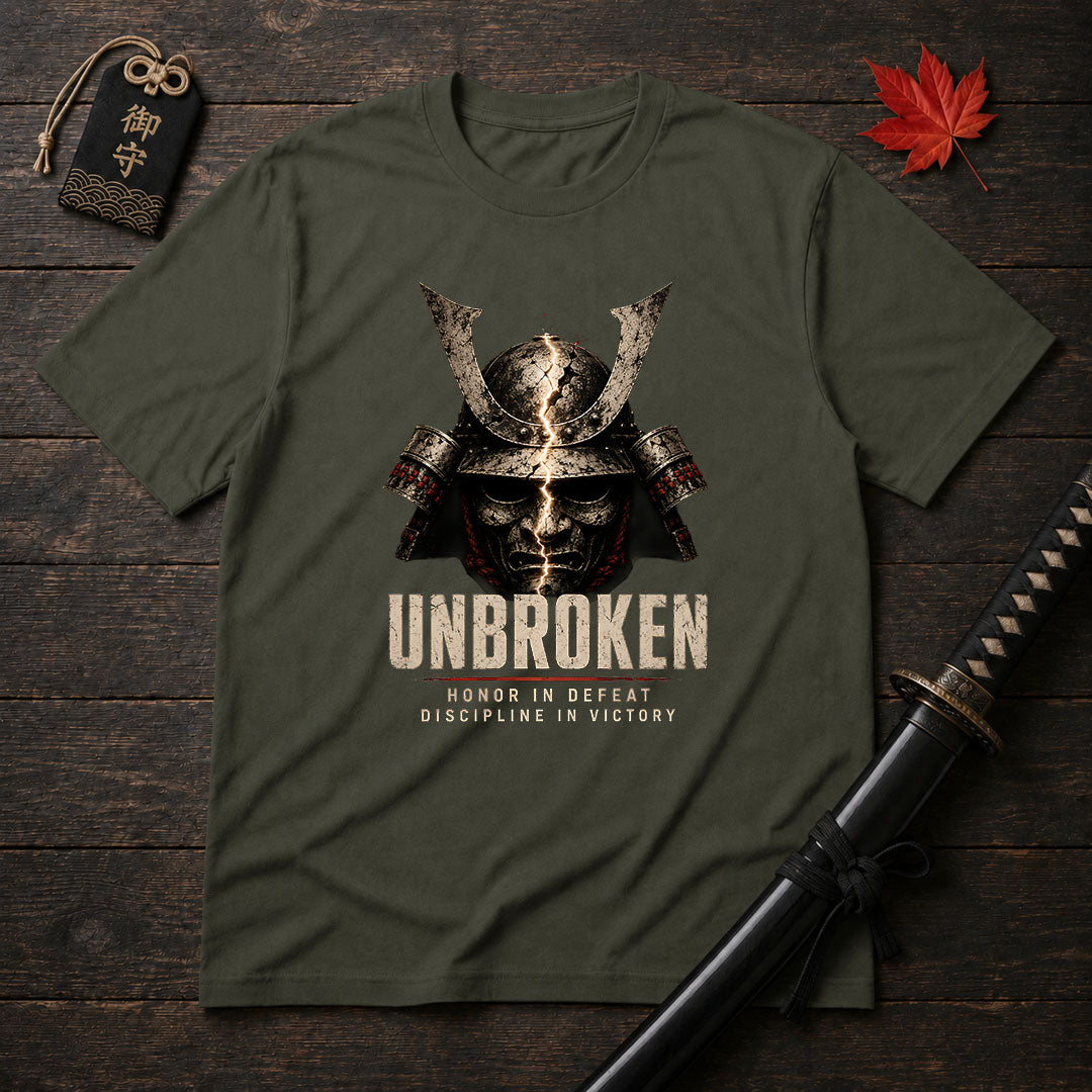 Unbroken Samurai Helmet T-Shirt