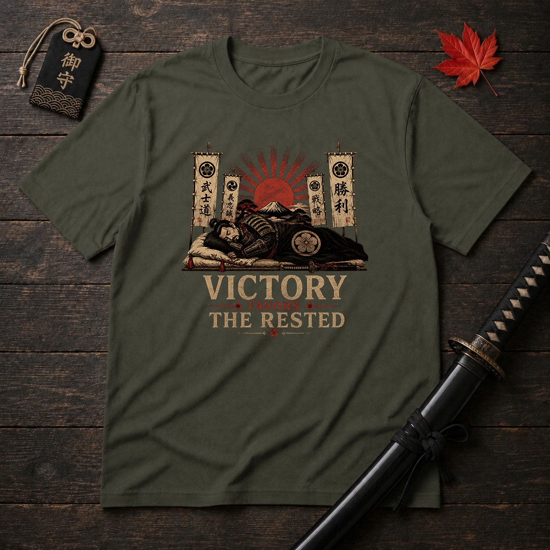 Victory Favors The Rested T-Shirt