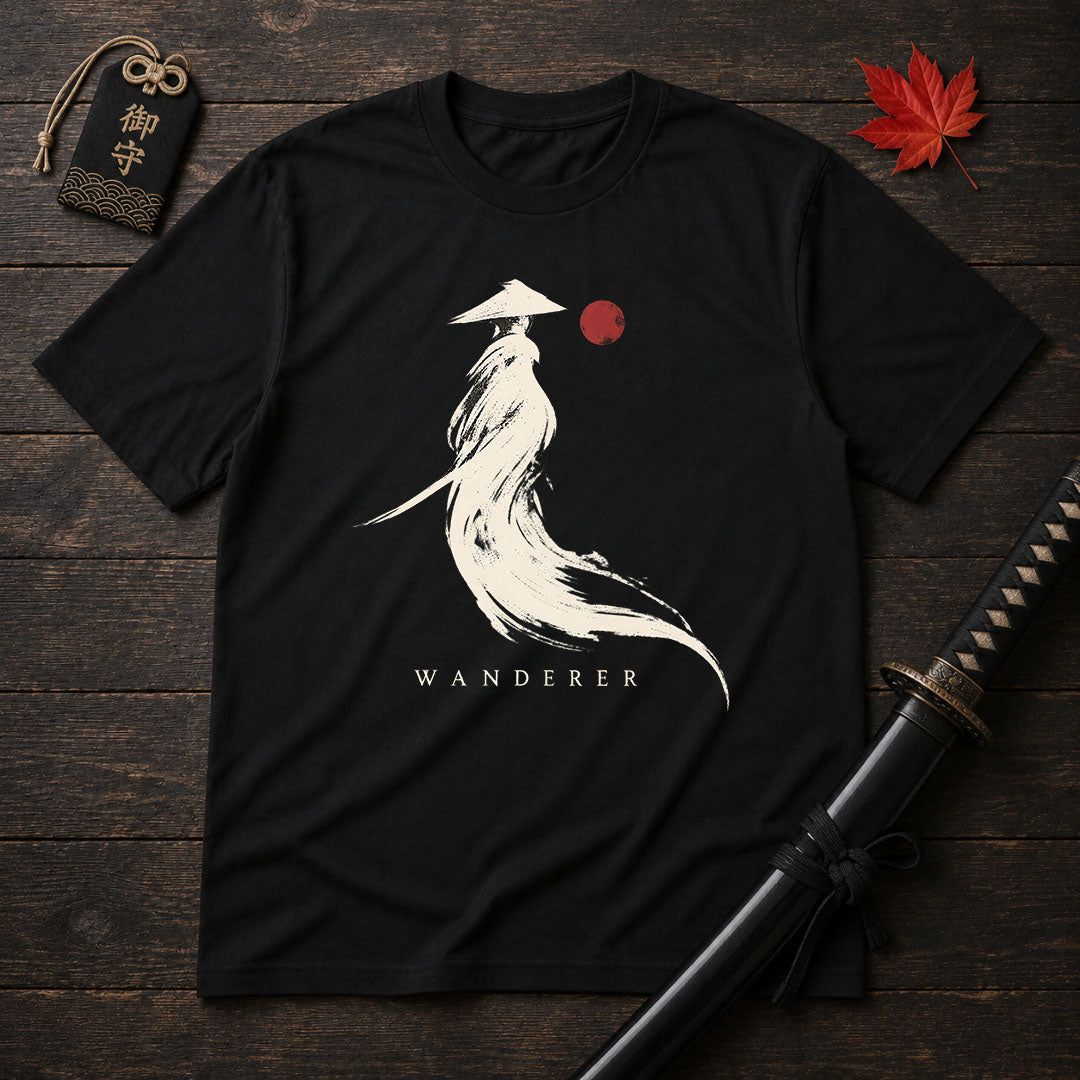 Wanderer Samurai Brushstroke T-Shirt
