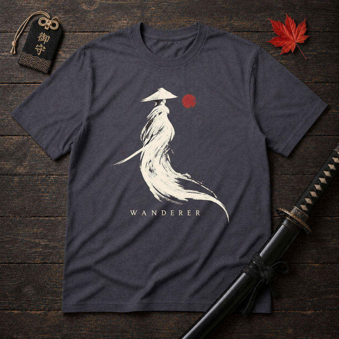 Wanderer Samurai Brushstroke T-Shirt