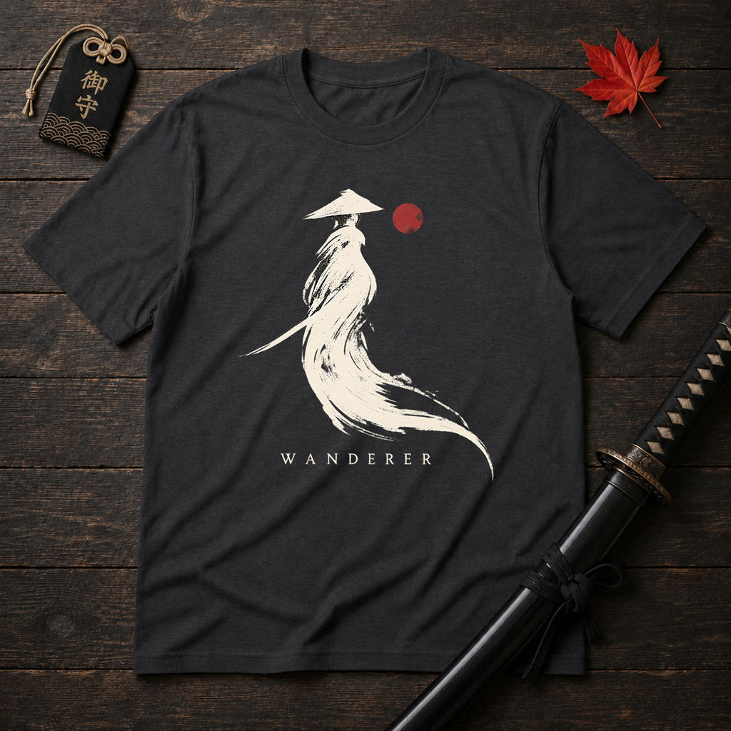 Wanderer Samurai Brushstroke T-Shirt