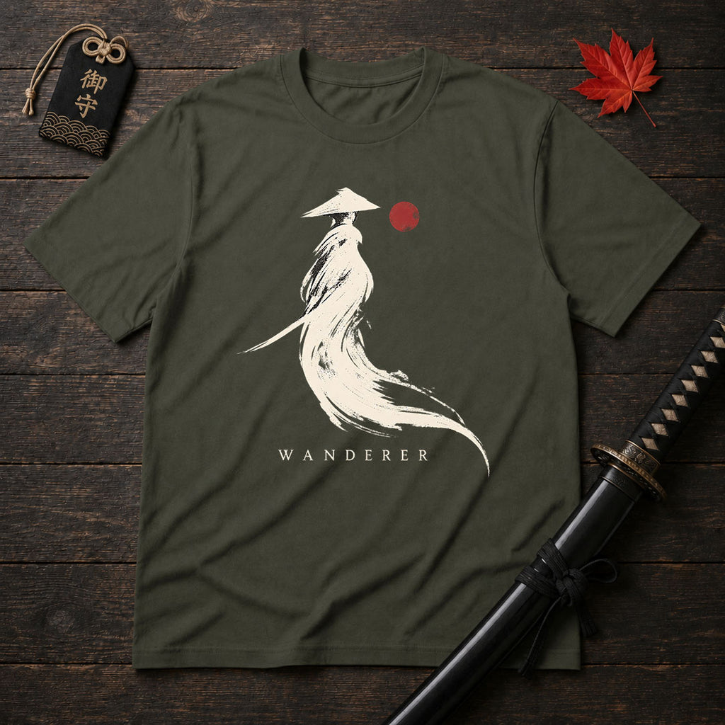 Wanderer Samurai Brushstroke T-Shirt