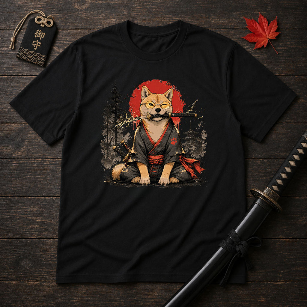 Winking Samurai Shiba T-Shirt