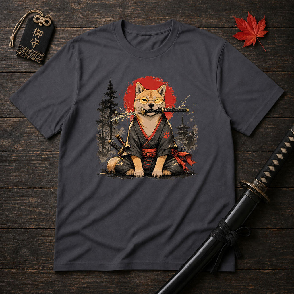 Winking Samurai Shiba T-Shirt