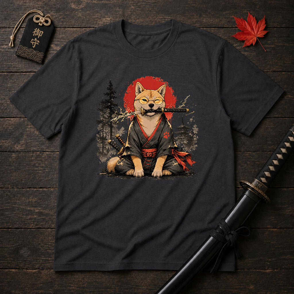 Winking Samurai Shiba T-Shirt