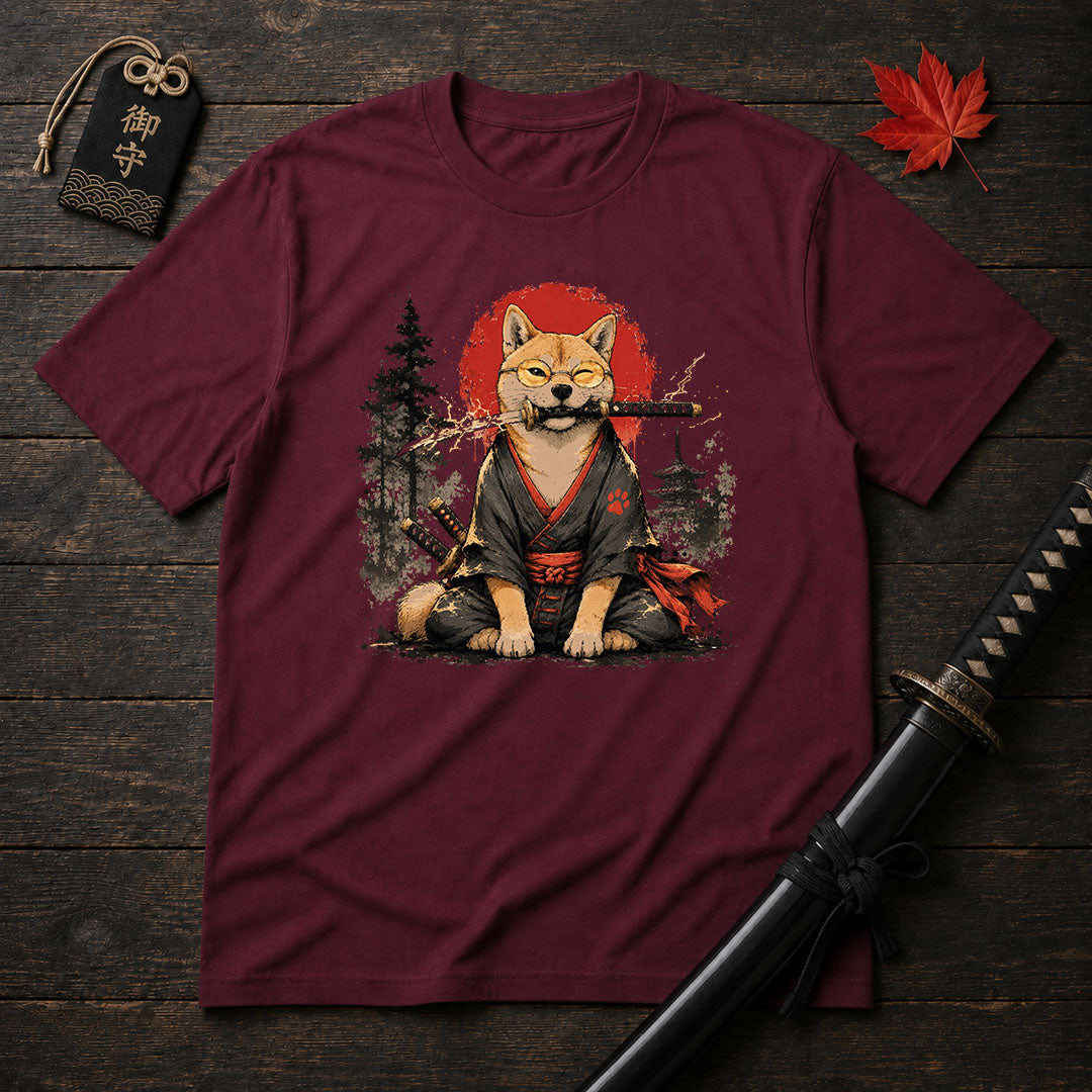 Winking Samurai Shiba T-Shirt