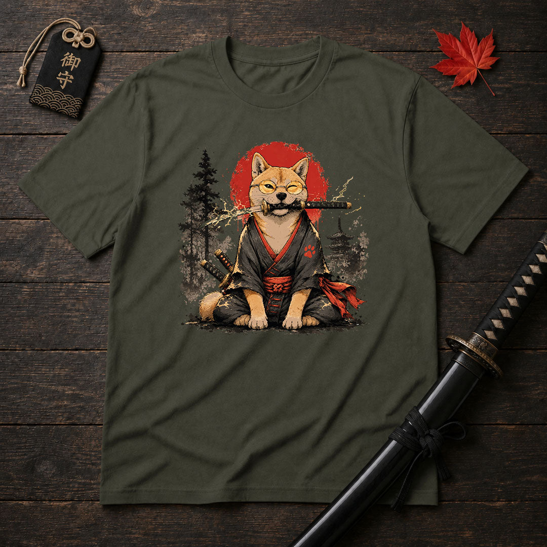 Winking Samurai Shiba T-Shirt