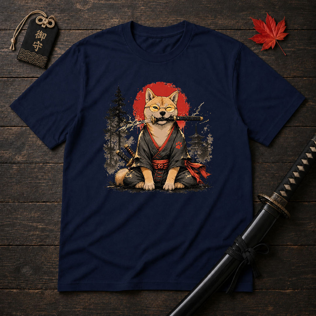 Winking Samurai Shiba T-Shirt