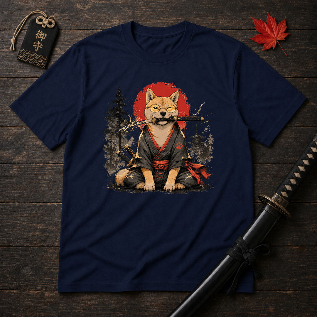 Winking Samurai Shiba T-Shirt
