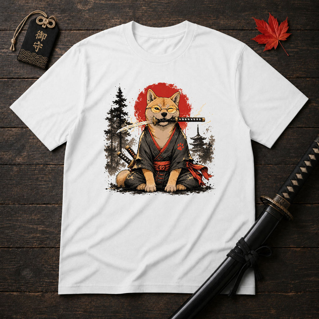 Winking Samurai Shiba T-Shirt