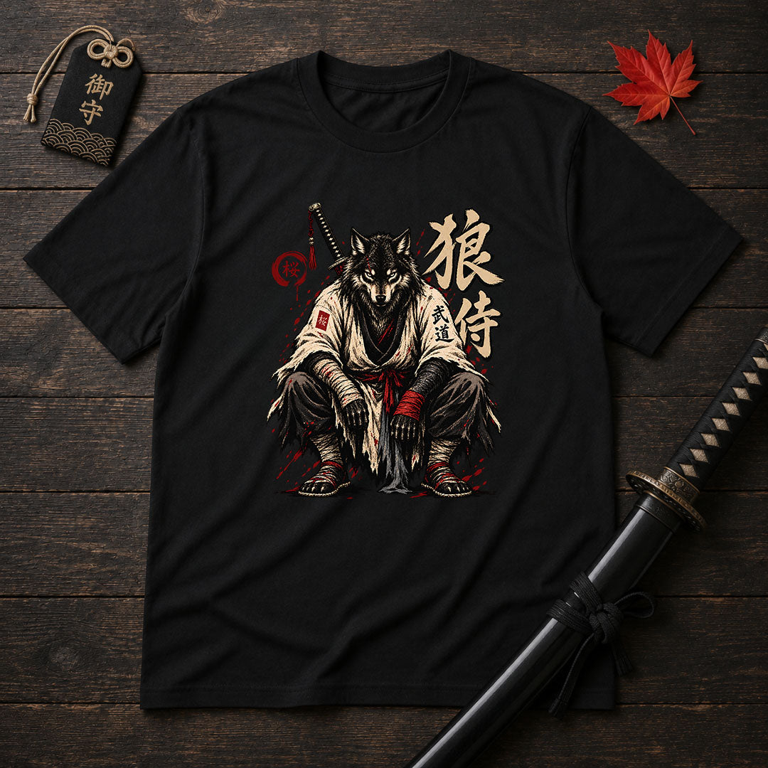 Wolf Samurai T-Shirt