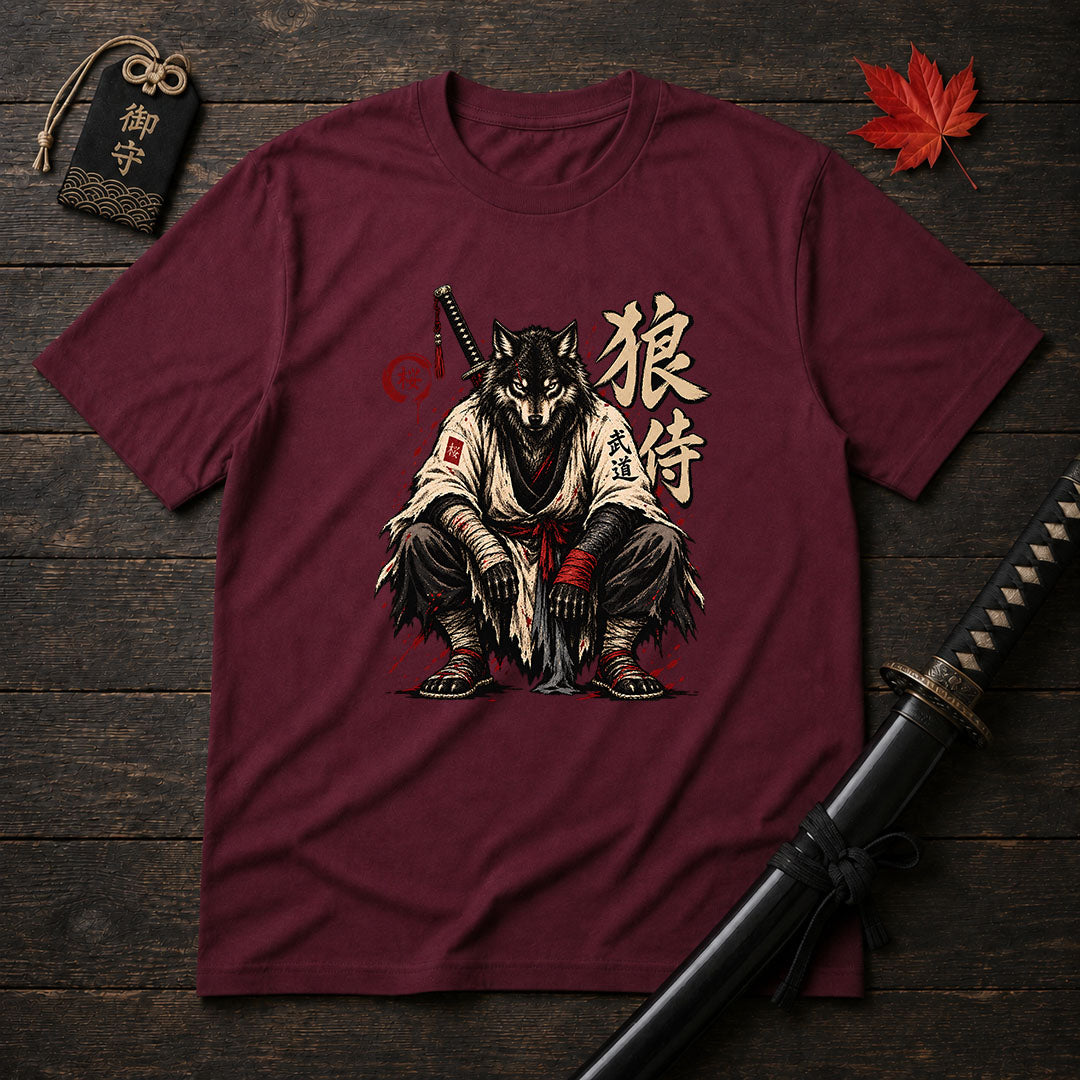 Wolf Samurai T-Shirt