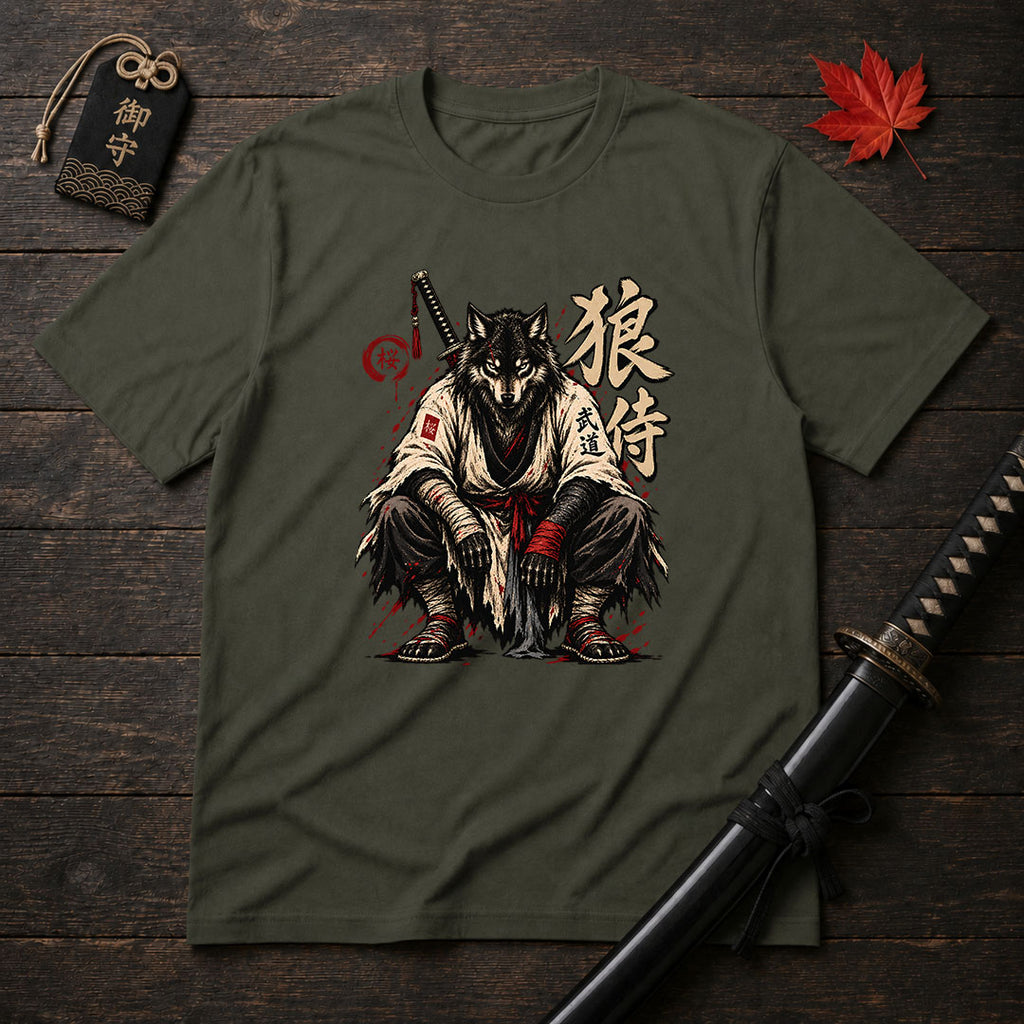 Wolf Samurai T-Shirt