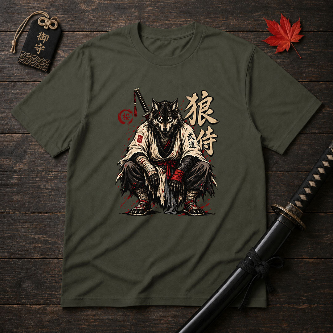 Wolf Samurai T-Shirt