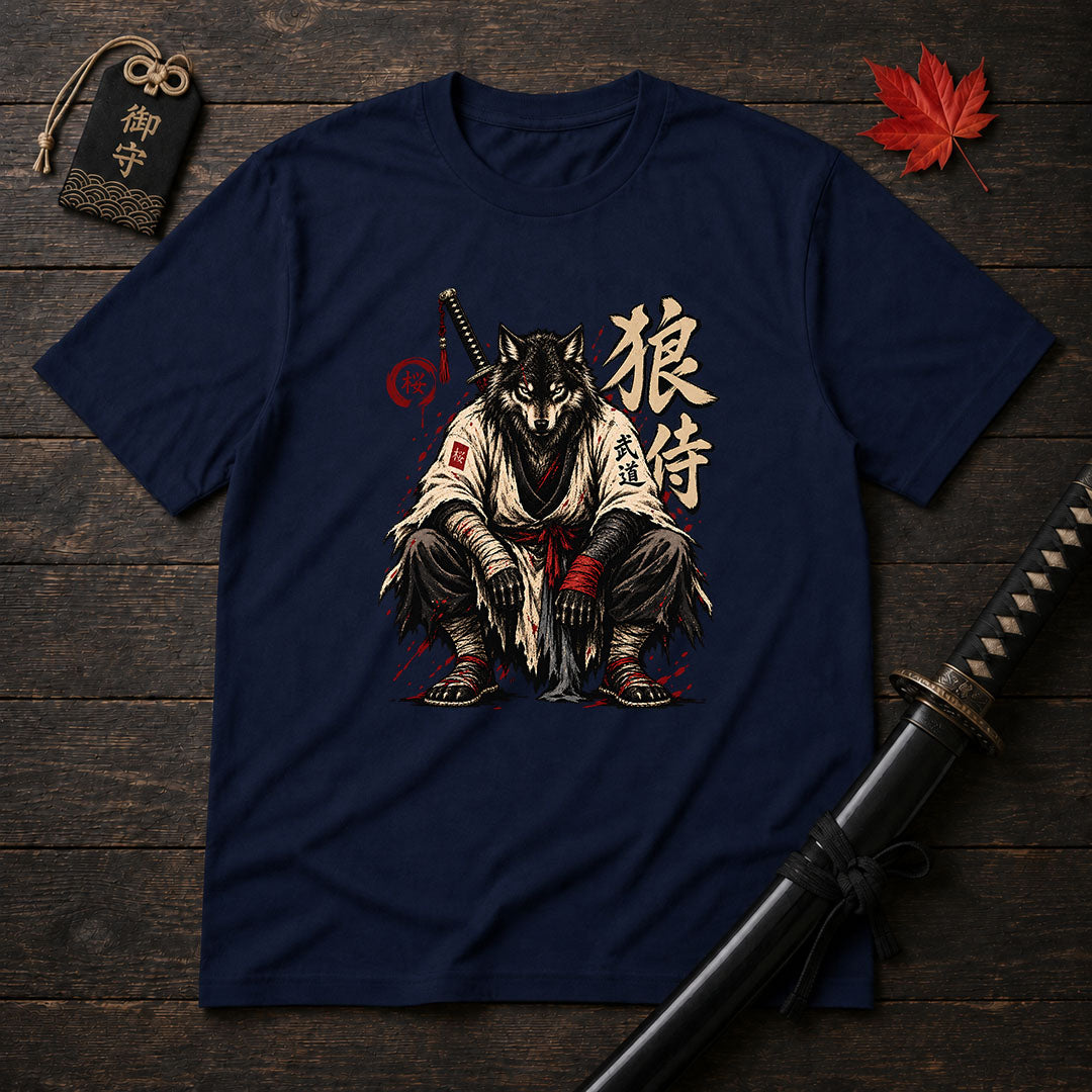 Wolf Samurai T-Shirt