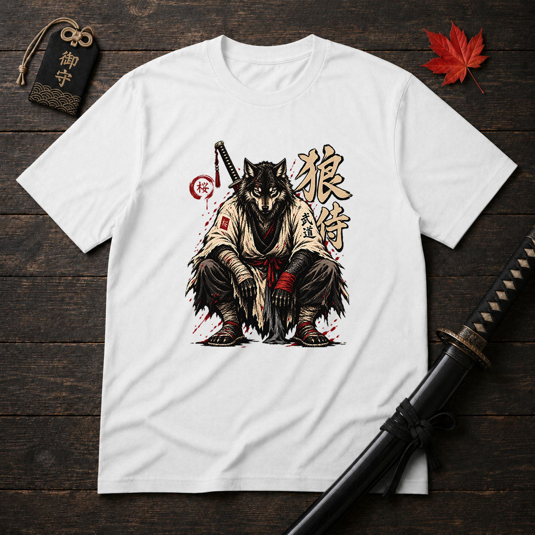 Wolf Samurai T-Shirt