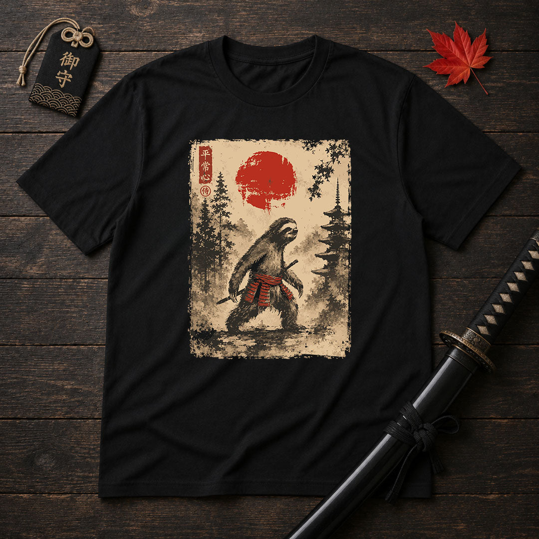 Zen Sloth Warrior T-Shirt
