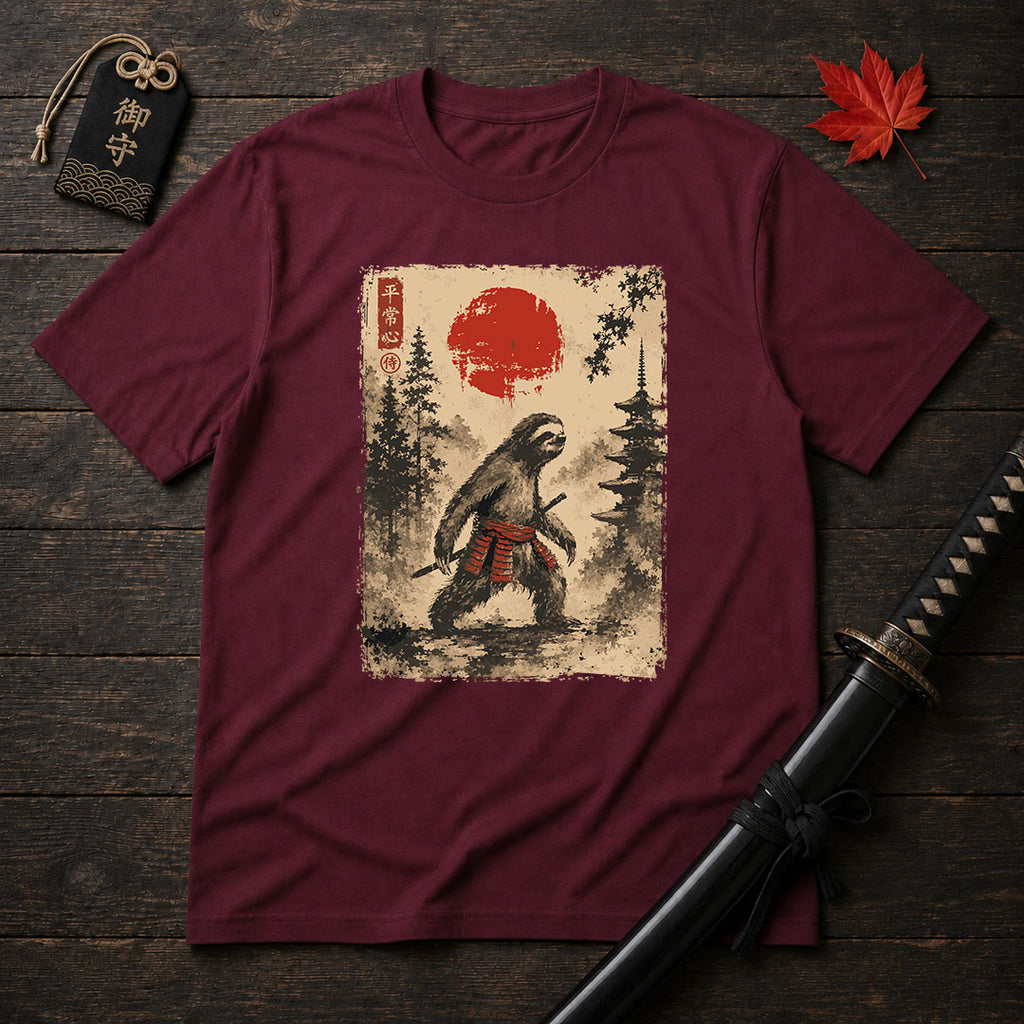 Zen Sloth Warrior T-Shirt