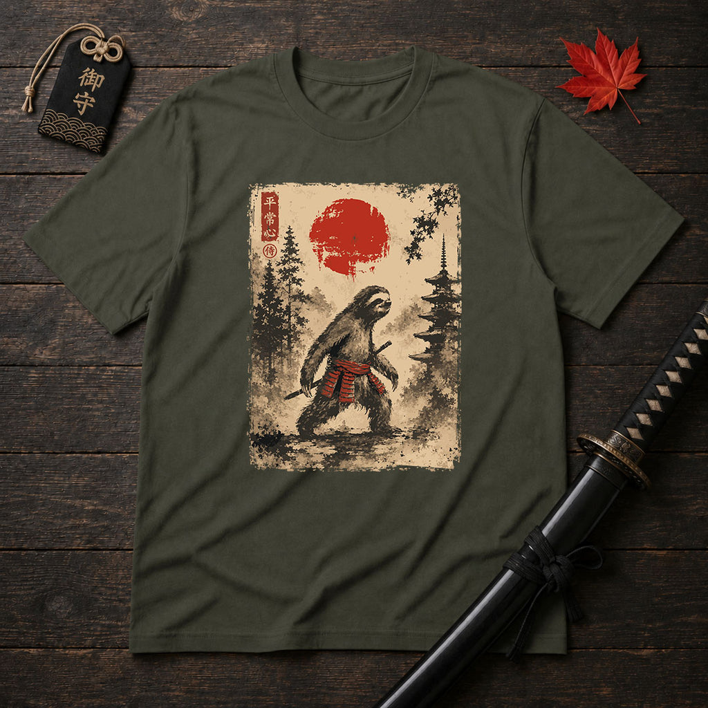 Zen Sloth Warrior T-Shirt