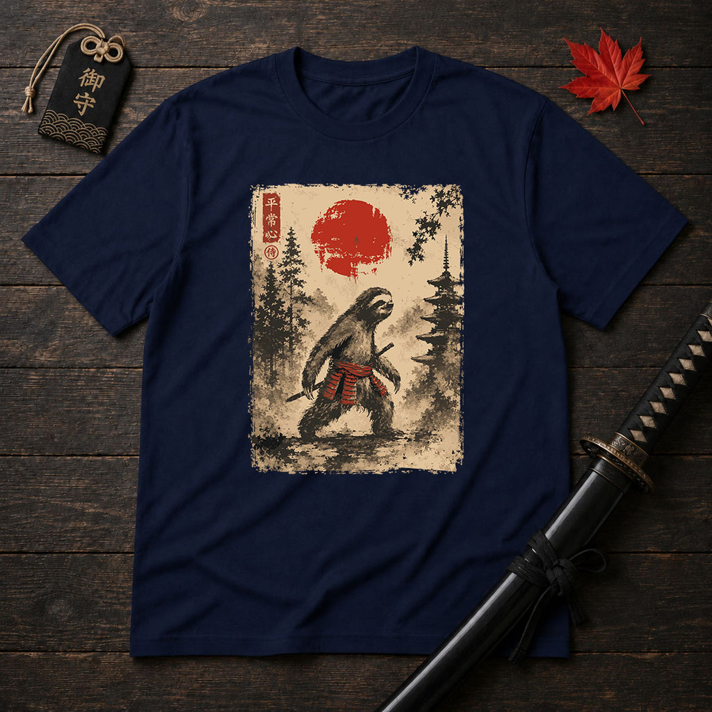 Zen Sloth Warrior T-Shirt